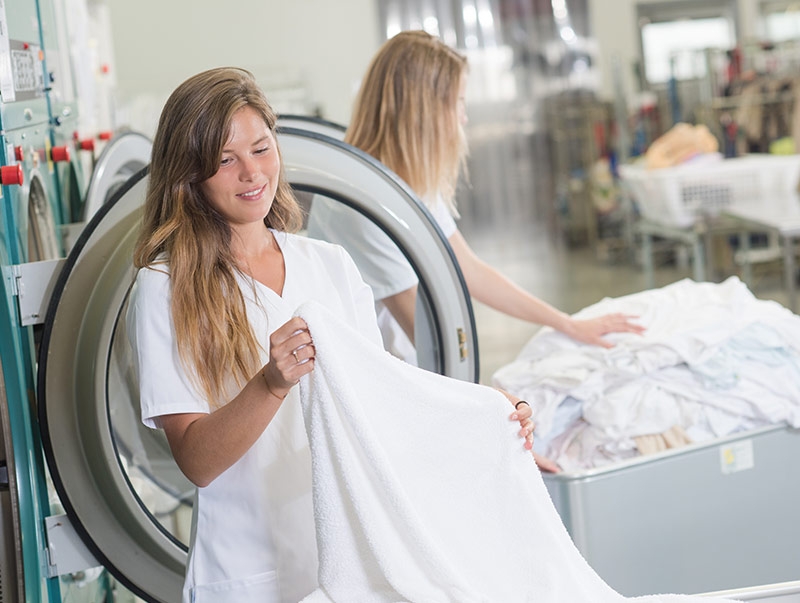 ladies washing clothes